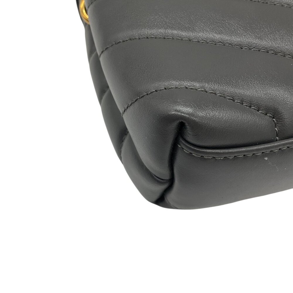 Saint Laurent Grey 2021 Loulou Leather Toy Mini Bag - Picture 8 of 16